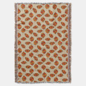 Herbstleaves rotes Leaf-Muster Decke (Vorderseite Vertikal)