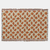 Herbstleaves rotes Leaf-Muster Decke (Vorderseite)