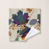 Herbstleaves Royal Colors Badhandtuch Set (Waschlappen)
