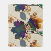 Herbstleaves Royal Colors Fleece Blanket (Vorderseite)