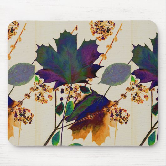 Herbstleaves Royal Colors Mousepad (Vorne)