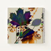 Herbstleaves Royal Colors Notizblock (Rückseite)