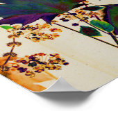 Herbstleaves Royal Colors Poster (Ecke)