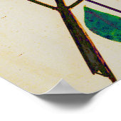 Herbstleaves Royal Colors Poster (Ecke)