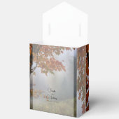 Herbstleaves Rustikale Gastgeschenk Hochzeit Geschenkschachtel (Offen)