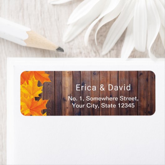 Herbstleaves Rustikales Barnholz (Insitu)