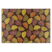Herbstleaves Schneidebrett (Vorderseite)