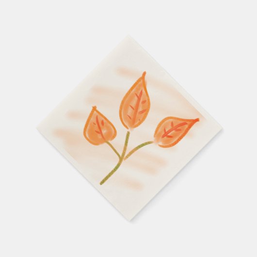 Herbstleaves Serviette (Ecke)