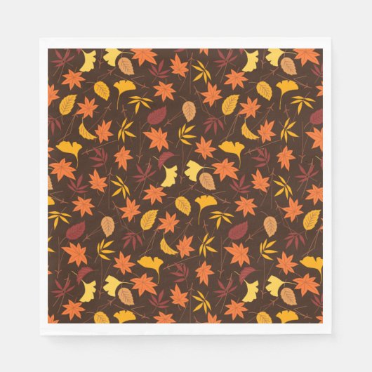 Herbstleaves Serviette (Vorderseite)