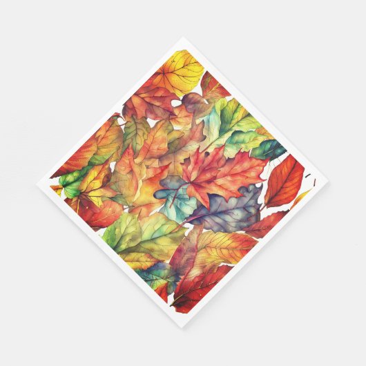 Herbstleaves Serviette (Ecke)