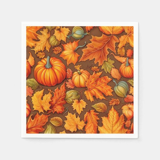 Herbstleaves Serviette (Vorderseite)