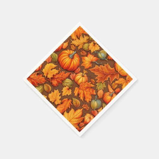 Herbstleaves Serviette (Ecke)