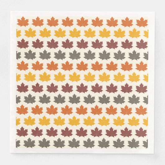 Herbstleaves Serviette (Vorderseite)