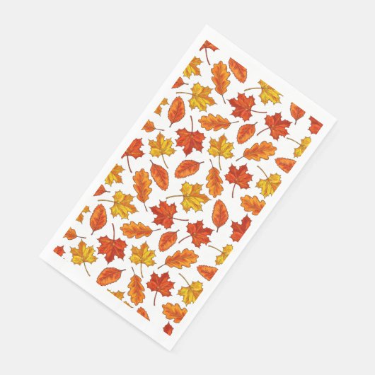 Herbstleaves Serviette (Ecke)