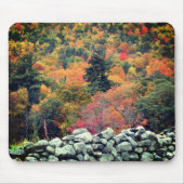 Herbstleaves Steinmauer Mousepad (Vorne)