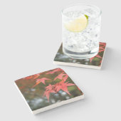 Herbstleaves Steinuntersetzer (Seitenansicht)