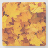 Herbstleaves Steinuntersetzer (Vorderseite)