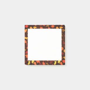 Herbstleaves Sticknotes Post-it Klebezettel