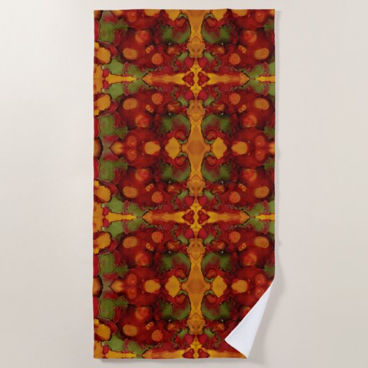 Herbstleaves Strandtuch (Vorderseite)