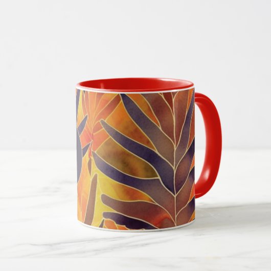 Herbstleaves Tasse (VorderseiteRechts)