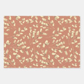 Herbstleaves Terracotta Geschenkpapier Set (Vorderseite 2)
