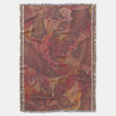 Herbstleaves Throw Blanket Decke (Vorderseite Vertikal)