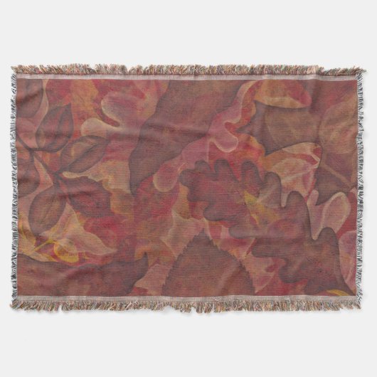 Herbstleaves Throw Blanket Decke (Vorderseite)