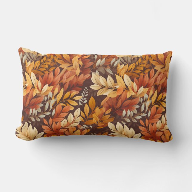Herbstleaves Throw Kissen (Vorderseite)