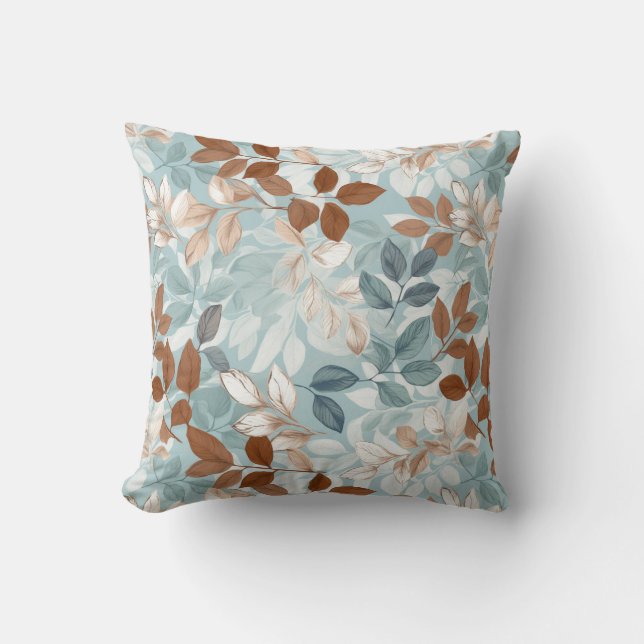 Herbstleaves Throw Kissen (Vorderseite)