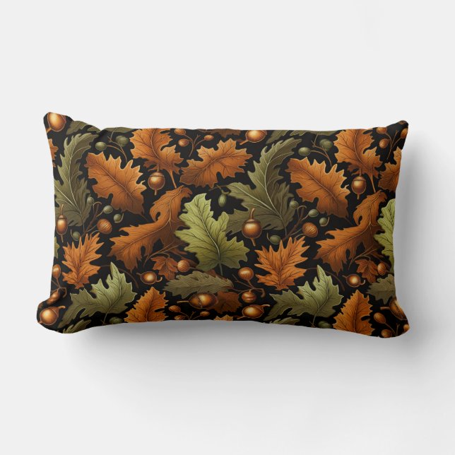 Herbstleaves Throw Kissen (Vorderseite)