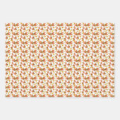 Herbstleaves und Acorns Geschenkpapier Set (Vorderseite 2)