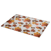Herbstleaves und Acorns Schneidebrett (Ecke)