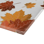 Herbstleaves und Acorns Schneidebrett (Ecke)