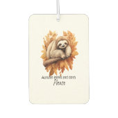 Herbstleaves und Faulenzer bitte Autolufterfrischer (Vorderseite)