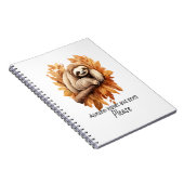 Herbstleaves und Faulenzer bitte Notizblock (Rechte Seite)