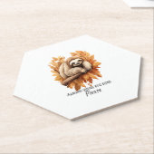 Herbstleaves und Faulenzer bitte Untersetzer (angewinkelt)