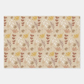 Herbstleaves und Pumpkin-Ernte Geschenkpapier Set (Vorderseite 2)