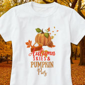 Herbstleaves und Pumpkin T-Shirt
