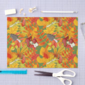 Herbstleaves und Wildwälder-Pilze Seidenpapier (Handwerk)