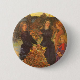Herbstleaves von Sir John Everett Millais Button