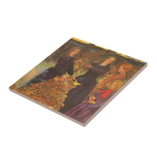 Herbstleaves von Sir John Everett Millais Fliese (Seite)