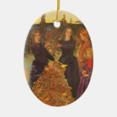 Herbstleaves von Sir John Everett Millais Keramik Ornament (Vorne)