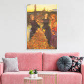 Herbstleaves von Sir John Everett Millais Leinwanddruck (Insitu (Wohnzimmer))
