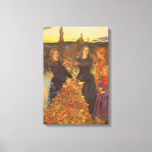 Herbstleaves von Sir John Everett Millais Leinwanddruck (Vorderseite)