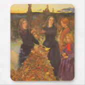 Herbstleaves von Sir John Everett Millais Mousepad (Vorne)
