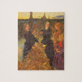 Herbstleaves von Sir John Everett Millais Puzzle (Vertikal)