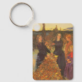 Herbstleaves von Sir John Everett Millais Schlüsselanhänger (Vorderseite)