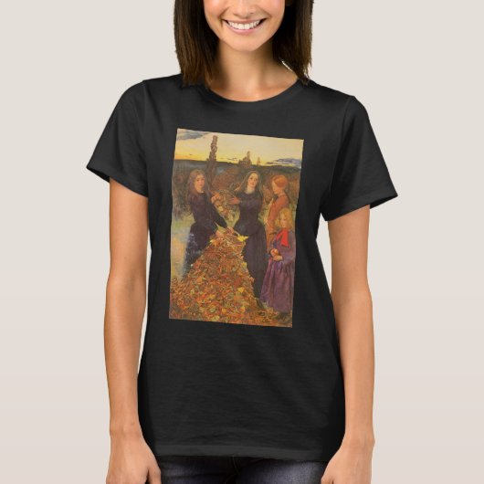 Herbstleaves von Sir John Everett Millais T-Shirt (Vorderseite)