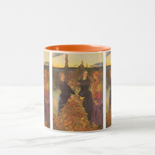 Herbstleaves von Sir John Everett Millais Tasse (Zentrum)