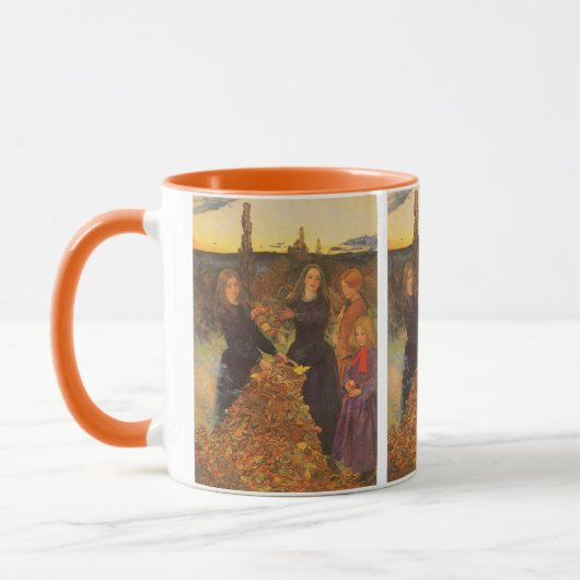 Herbstleaves von Sir John Everett Millais Tasse (Links)